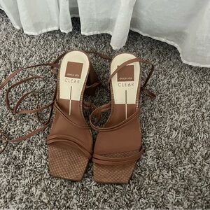 Dolce Vita Tan Strappy Heels
